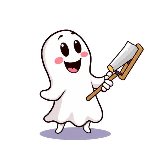 Ghostly mascot